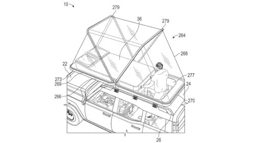 Would You Sleep Inside Your Ford Bronco? This Patent Makes a Strong Case.