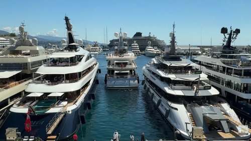 Koenigsegg, Someone Parked A Koenigsegg Jesko On Top Of An $86M Yacht In Monaco