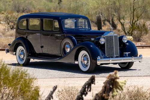 1935 Packard Twelve Series 1208 Seven-Passenger Sedan: Grand American Luxury at Its Absolute Peak on Bring a Trailer