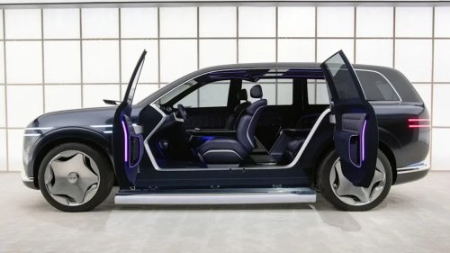 Genesis, SUV, Genesis' New Flagship SUV Will Get Rolls-Royce-Style Doors