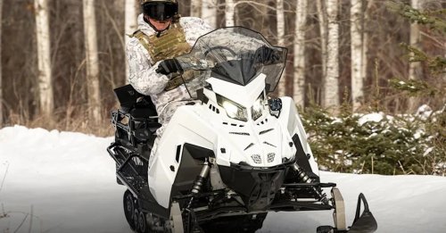 Nearly every military branch is buying up snowmobiles—including a new Polaris 850 Voyageur