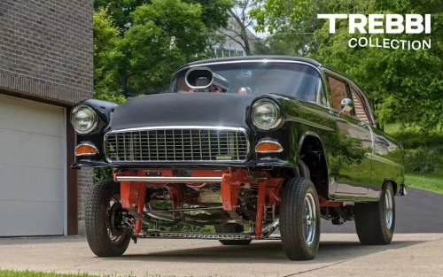 Blown 468 and a Straight Axle: 1955 Chevy Bel Air Gasser Chases Bids on Hagerty Marketplace