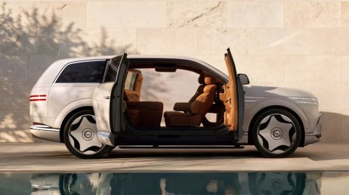 The 2027 Genesis GV90 Has Coach Doors, Swiveling Seats, and One Wild Luxury Trick