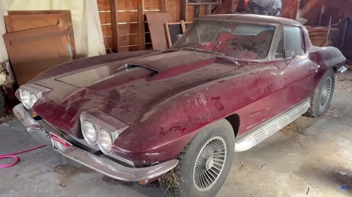 Abandoned 1963 Split Window Corvette Gets Brought Back To Life