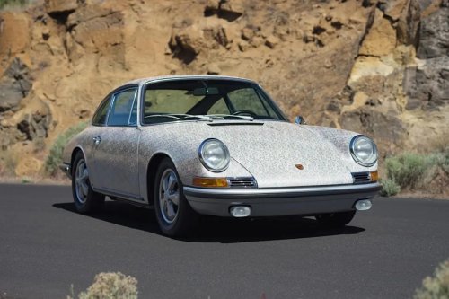 Porsche, Famous Artist Who Created This Lace-Patterned 1967 Porsche 911S Just Bought It Back