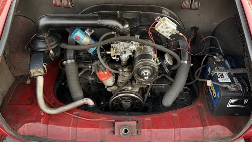 Volkswagen, 1964 Volkswagen Karmann Ghia For Sale With 1.2 Liter Air-Cooled Flat Four