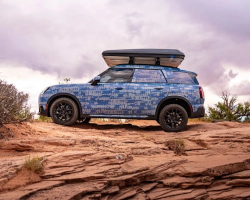 MINI, Mini Rolls Out a More Adventurous Countryman with a Tent-Topped, All-Road Test Mule