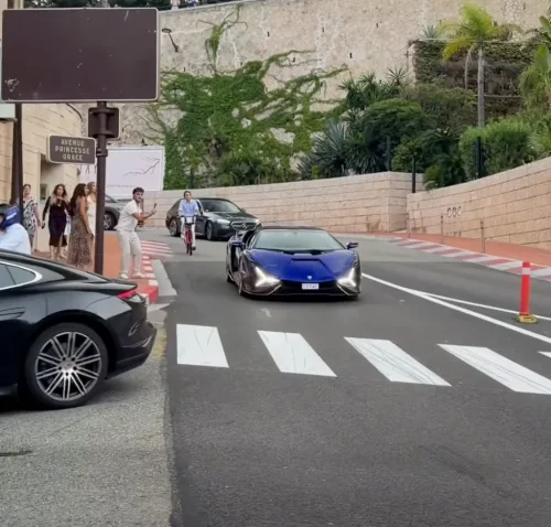 Rare Lamborghini Sián Spotted Driving In Monaco — Likely Fernando Alonso's