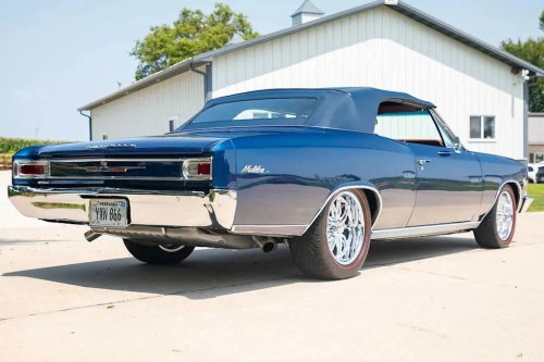 1966 Chevrolet Chevelle Malibu Convertible for Sale With 8k Miles on the Build