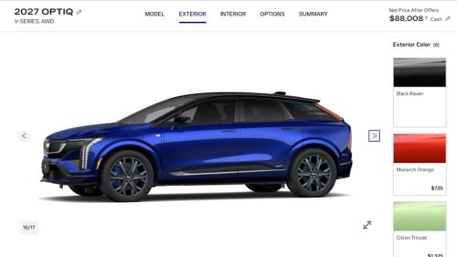 Cadillac, Most Expensive 2027 Cadillac Optiq Reaches $89,000 with $25,000 Worth of Options