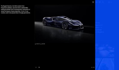 Bugatti's New One-Off Destrier Strips a Bolide of Every Wing and Vent That Made It Fast