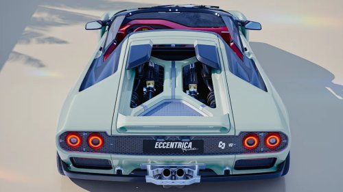 Lamborghini, The Eccentrica V12 Roadster Takes the Restomod Lamborghini Diablo Roofless