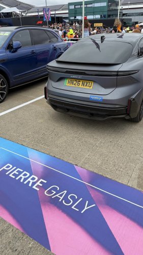 Here’s a Peek at the F1 Drivers’ Parking Lot in Silverstone