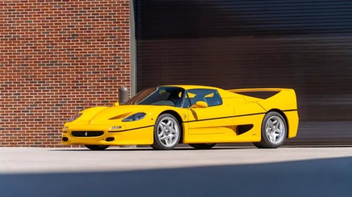 1996 Ferrari F50 Heads to Mecum's Monterey Auction — A Rare Giallo Modena Icon For Sale
