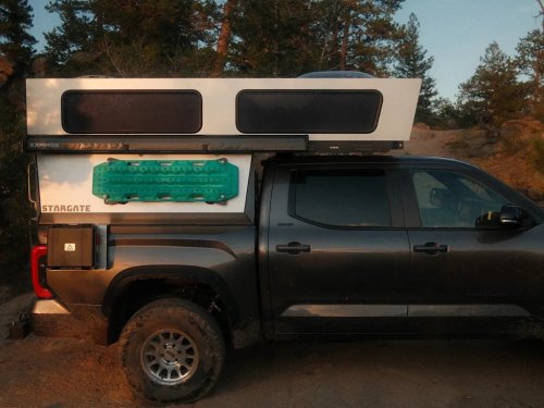 This Rugged, Hard-Shelled Truck Camper Elevates at the Push of a Button