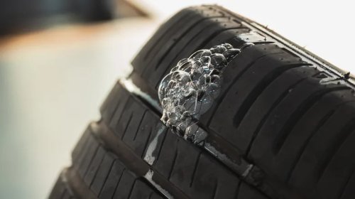 Keep This Spray On Hand To Make Finding Leaks Or Holes In Your Tires Easier