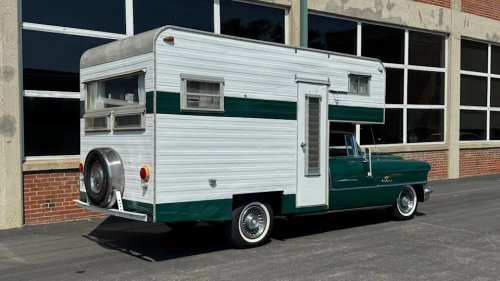 Cadillac, Rare 1956 Cadillac Sixty Special Camper Is Begging You To Take It On A Road Trip