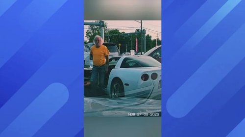 SUV, Dashcam Footage Shows a Corvette Driver Pay the Price for Not Letting an SUV Out Onto the Road