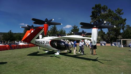 The Quail Flies into Monterey with Cars and Copters
