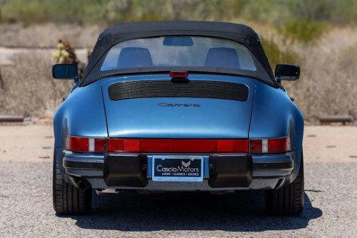 No Reserve, 25,000 Miles, G50 Gearbox: This 1989 Porsche 911 Cabriolet on BaT Is the 3.2 Carrera People Hunt For