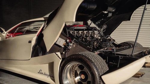 One of the World’s Rarest V12 Supercars Has a Lamborghini Countach Engine