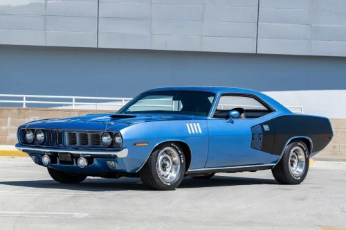 Numbers-Matching 1971 Plymouth 'Cuda 383 Four-Speed Resurfaces With a Drag-Strip Past