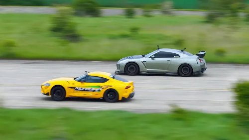 AWD, Toyota, Nissan, Nissan GT-R, AWD Toyota Supra Challenges A 1,000-HP Nissan GT-R In An Epic Drag Race