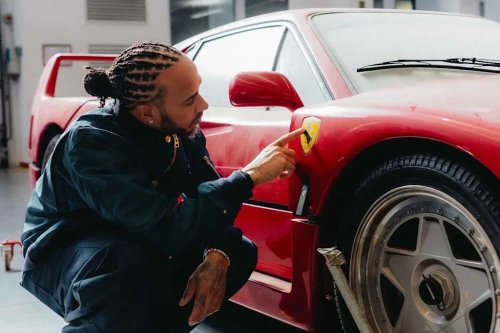 Lewis Hamilton Is Restoring A Ferrari F40 After Selling His Other Cars