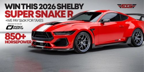 Win This 850-HP 2026 Shelby Super Snake-R With Bonus Entries