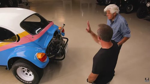 Jay Leno Gets Behind The Wheel Of A Baja Bug And Absolutely Loves It