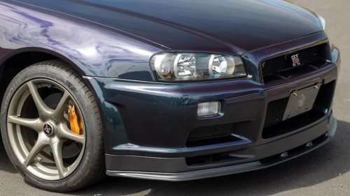 Nissan, Nissan GT-R, Nissan Skyline, This 1999 Nissan Skyline GT-R V-Spec Pairs Midnight Purple With Just 6,000 Miles