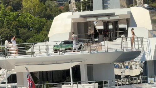 Koenigsegg, Someone Parked A Koenigsegg Jesko On Top Of An $86M Yacht In Monaco