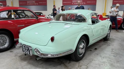My Birthday's In Two Weeks, So You Should Win Me This Verde Acquamarina 1955 Lancia Aurelia Spider In Monterey