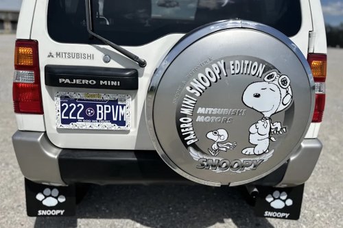 Mitsubishi, Mitsubishi Pajero, MINI, This Mitsubishi Pajero Mini Is a Factory JDM Snoopy Edition