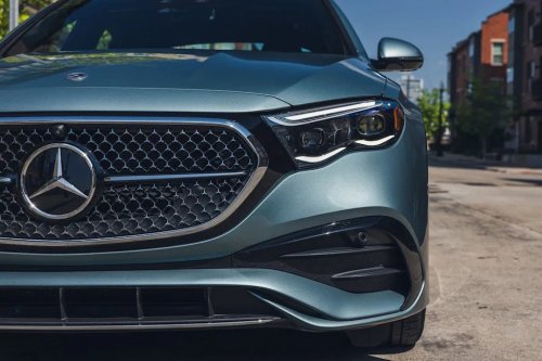 See Exterior Pics of the 2026 Mercedes-Benz E450