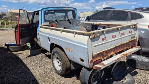 Ford, Junkyard Find: 1974 Ford Courier with Cologne V6 swap