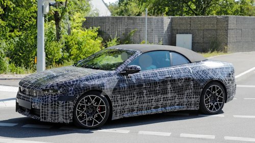 Spied: BMW i4 Convertible Confirms EV Droptops Are Going Mainstream