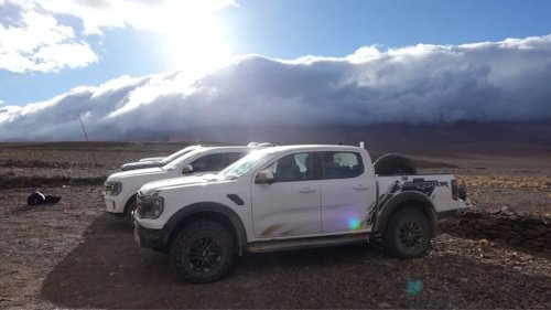 Ford, Ford Sent Five Stock Vehicles Up the World's Highest Active Volcano to Support a Record-Breaking Marathon