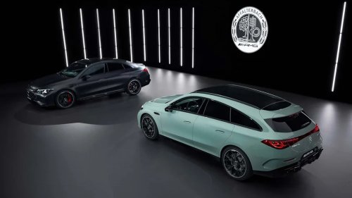 The New Mercedes-AMG CLA EV’s Huge Power Comes From Three Tiny Motors