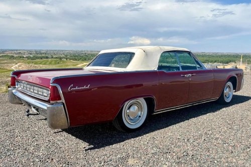 1963 Lincoln Continental Convertible for Sale With 86,000 Miles Shown