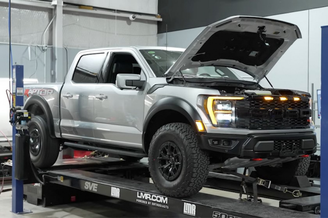 video, ford f-150 raptor r hits the dyno with surprising results
