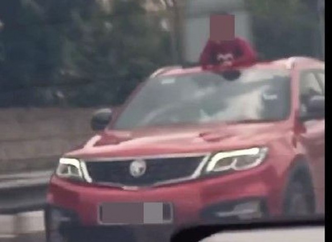 autos news, viral video of child sticking out of sunroof sparks police probe