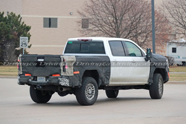 upcoming 2024 gmc sierra hd at4x spotted in detroit