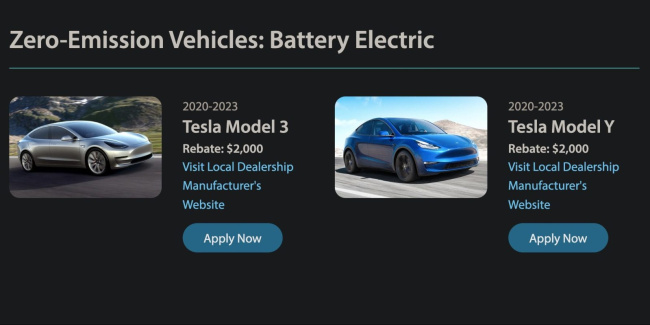 Tesla Model Y 3 Eligible For 000 California Rebate After Price Dro